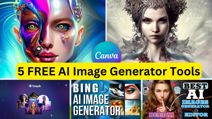 5 FREE AI Image Generator Tools