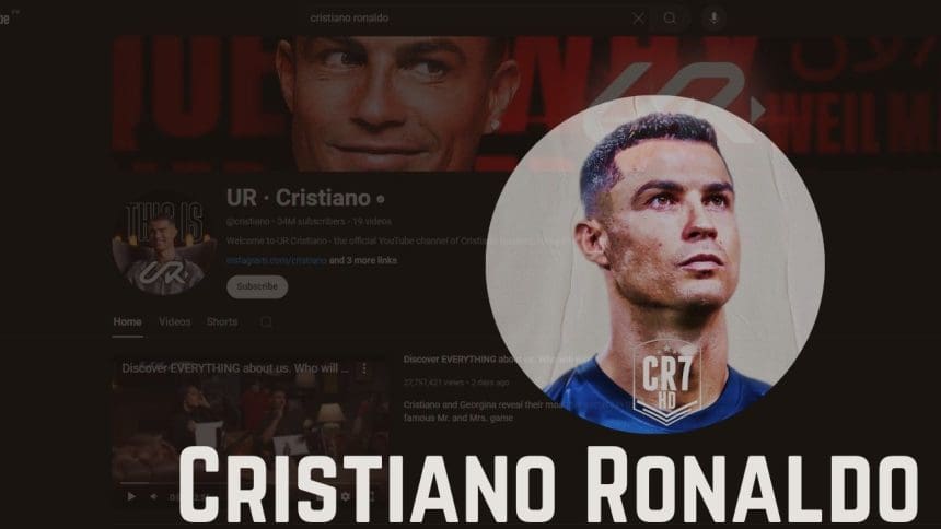 Cristiano Ronald youtube channel